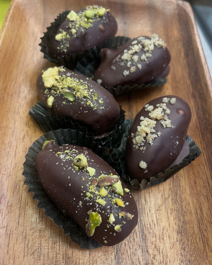 Medjool chocolate stuffed dates